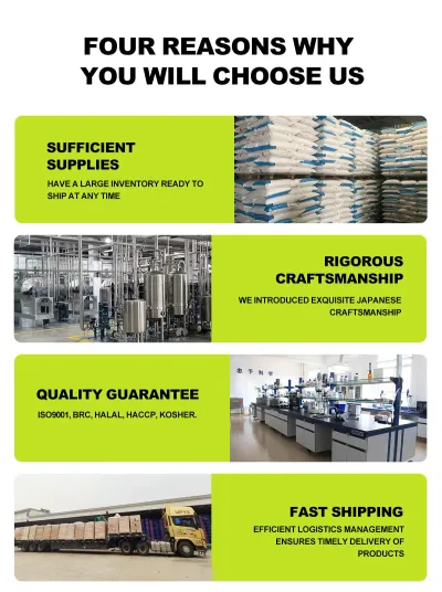 Dietary fiber manufacturer facilities supporting stable supply and QC