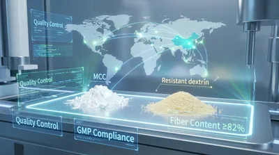 Strategic Sourcing of MCC and Resistant Dextrin from China with Quality Control