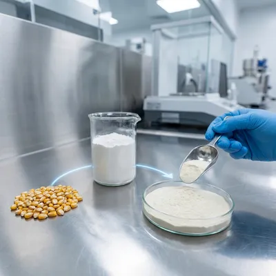 Supply chain traceability from corn to resistant dextrin powder